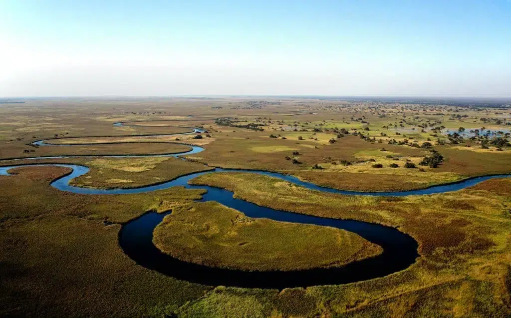 Header Image: Ariel Shot of Okavango Delta © Wynand Uys